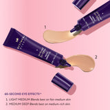 Conjunto de ojos brillantes