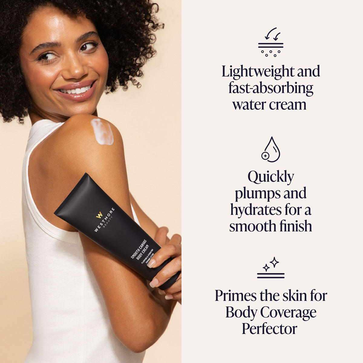 Smooth Canvas™ Body Cream with Hyaluronic Acid - Westmore Beauty