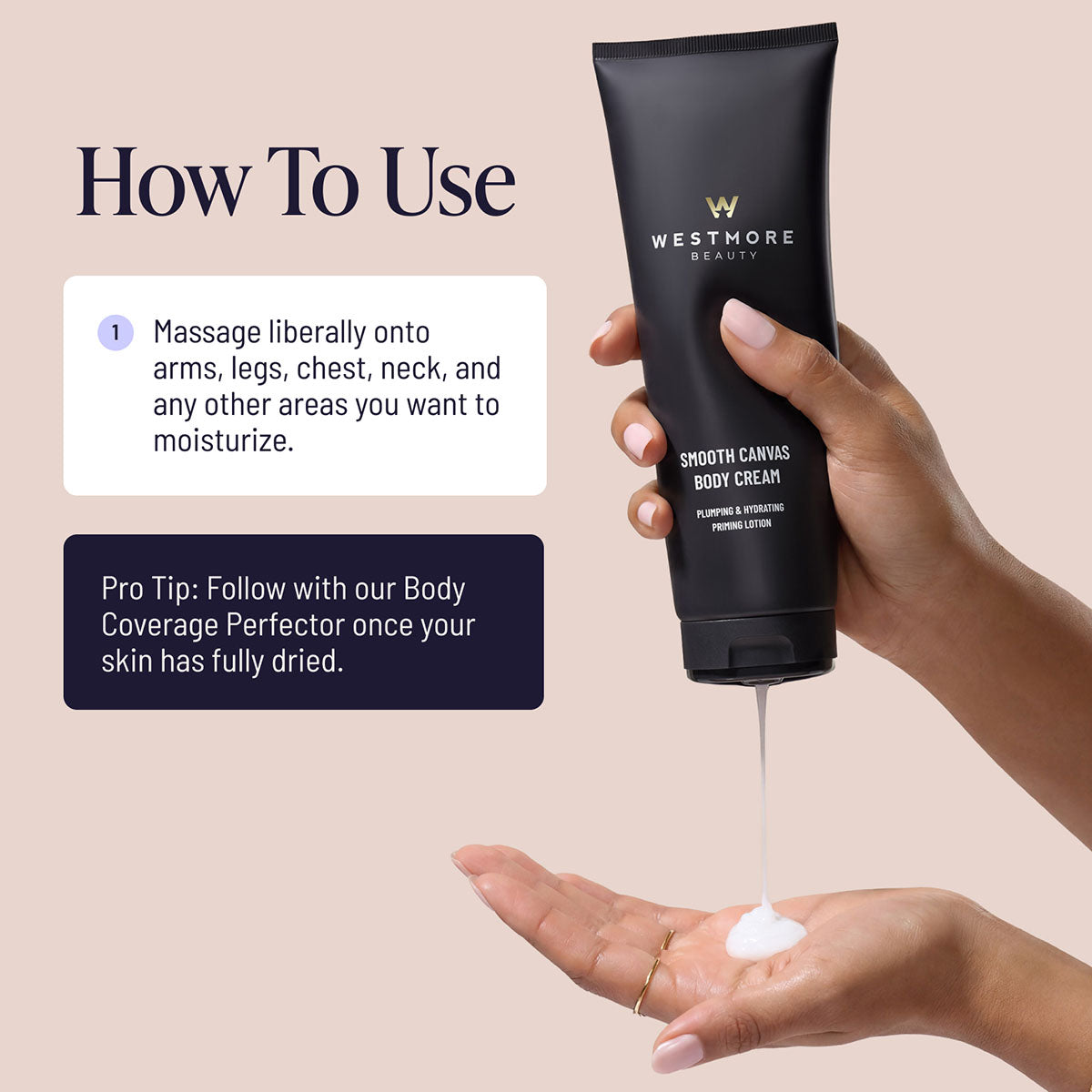 Smooth Canvas™ Body Cream with Hyaluronic Acid - Westmore Beauty