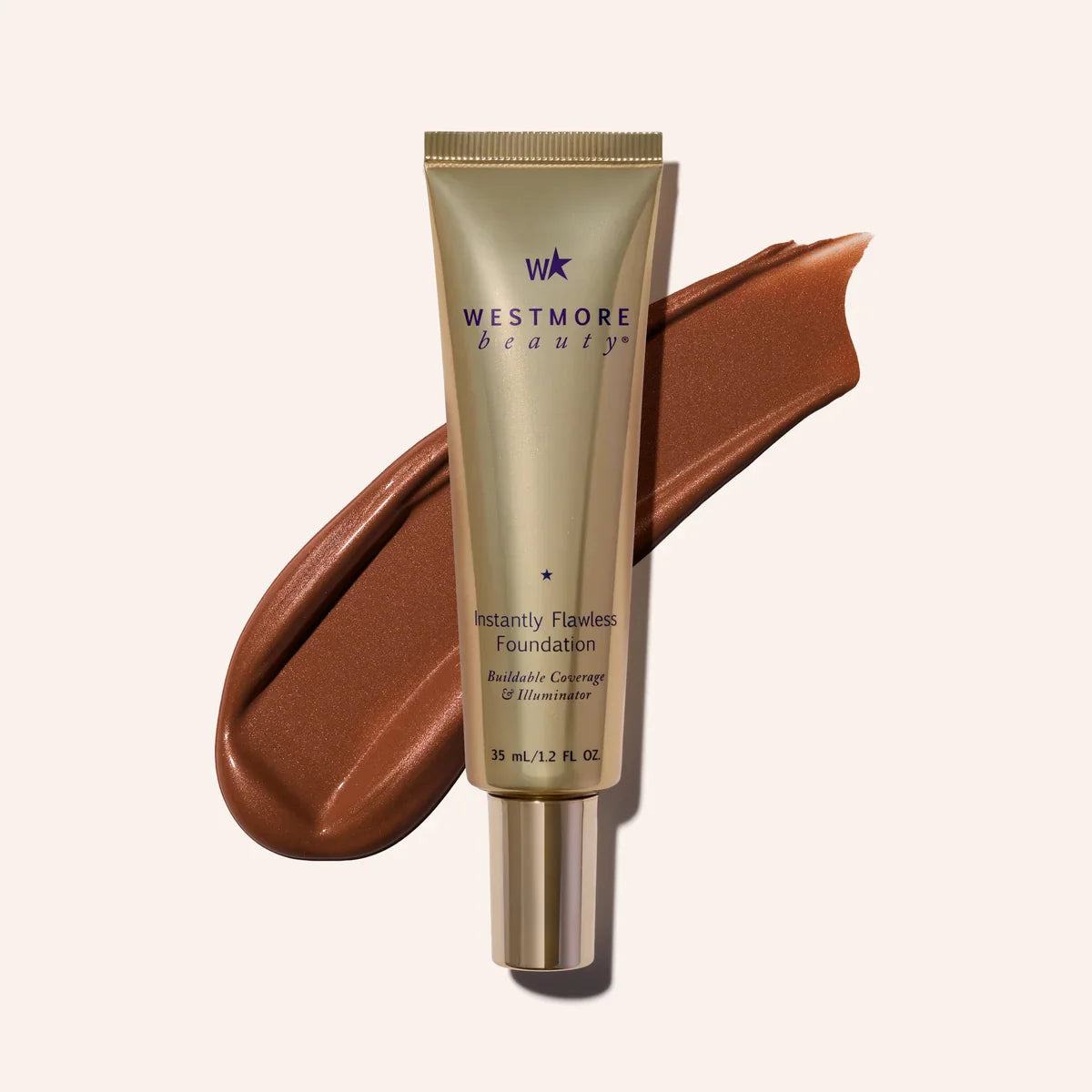 Base de maquillaje impecable al instante, cobertura modulable + iluminador