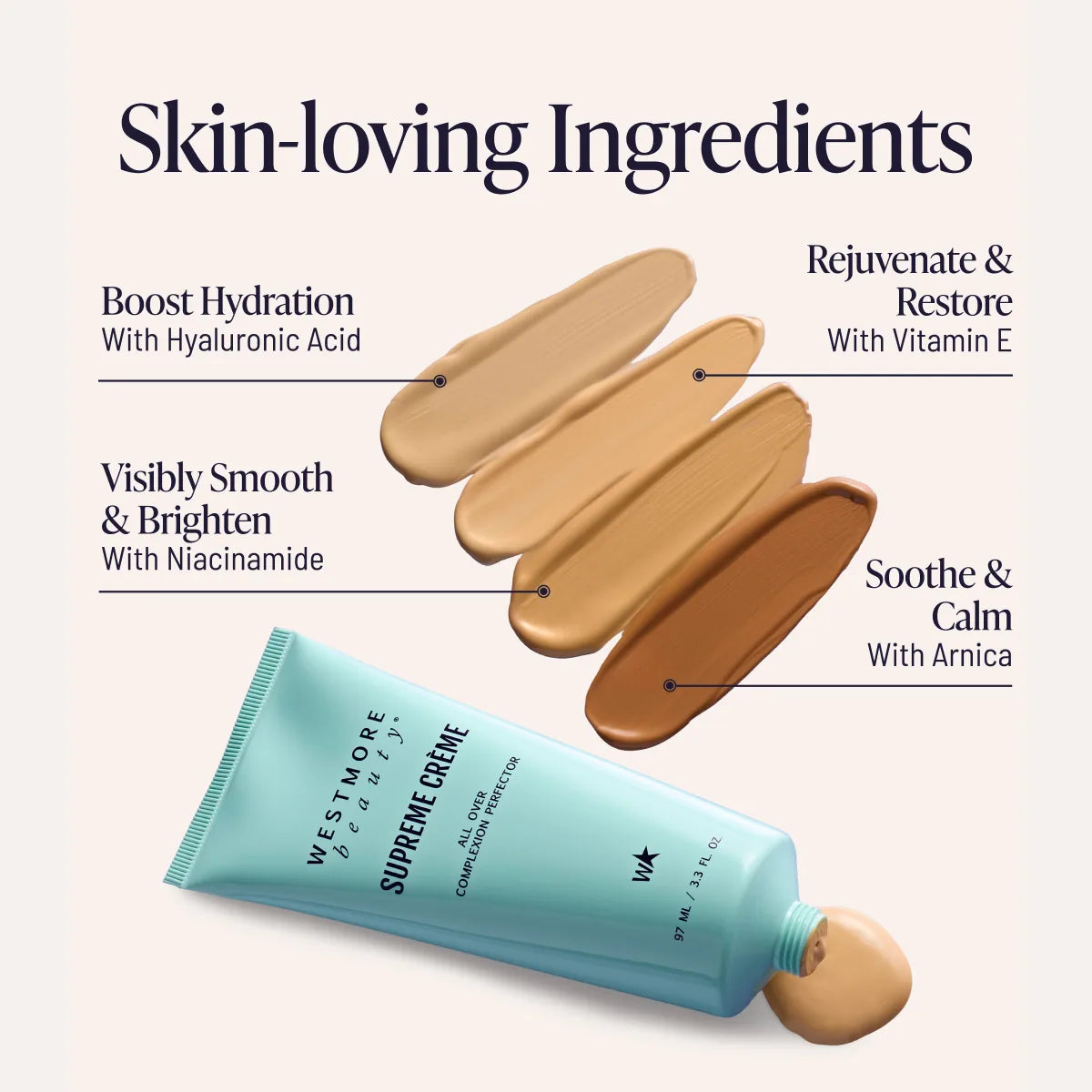 Supreme Creme skin loving ingredients